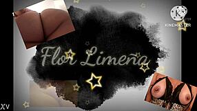 Peruvian Babe's Oiled Boobs and Dildo Play in Bath as Love Gift