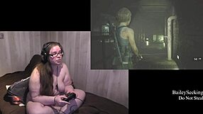 Naked Resident Evil 3 Playthrough Part 4: Big Tits And Ass Exposed