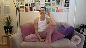 belle erotic takes control over laurel serene with pussy fingering