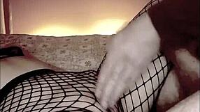 Fetishists feel intense pleasure giving footjob to big cock