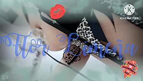 Peruvian Babe's Oiled Boobs and Dildo Play in Bath as Love Gift