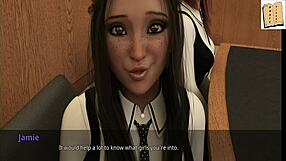 wvm 85, which college girls catch john's eye in this homemade hentai?