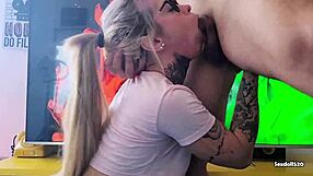 girl begs for cum in her wet throat during deepthroat