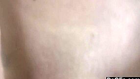 Dagfs lusty brunette rides sybian machine on bed flooding it with juices