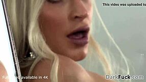 Blonde anal whore Emma Hix bends over for monster cock.