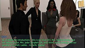 Wife and stepmother in steamy homemade game action