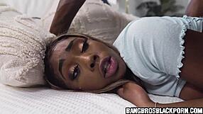 yo, black stepdad just can’t hold back with those tempting ebony boobs anymore