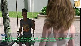 Wife and stepmother in steamy homemade game action