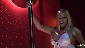 Gorgeous Lesbian Dancer Shakes Big Tits at Club