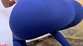 interrupted stepdaughter's workout and had fun