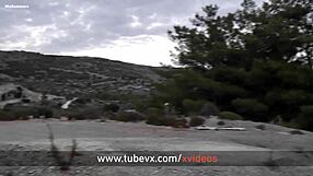 Caught Masturbating In Car And Rewarded With Intense Deepthroat Blowjob On Webcam.