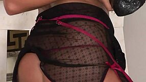 She says, 'Watch this sexy milf fuck her pussy with a huge rubber cock to orgasm.'