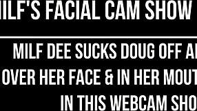 i watched milfs cam show and got a facial, it was so hot