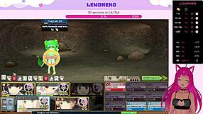 vtuber lewdneko plays evenicle part 15 in anime game