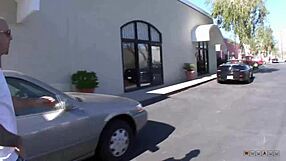 An ebony woman earns money and enjoys the hour