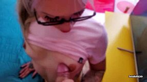 girl begs for cum in her wet throat during deepthroat