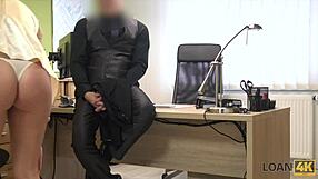 Agent Loan4k is more than ready to get into a totally naked cute blonde in casting video