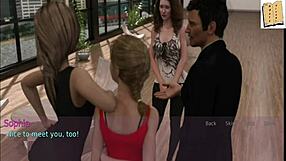 Wife and stepmother in steamy homemade game action