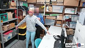 Black teen 18+ caught stealing by strict cop