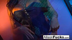 alison tyler posing nude in bed with big tits 😍