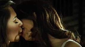 Eliza ibarra and hime marie kiss and lick natural boobs