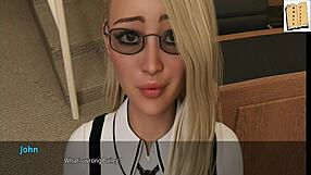 WVM 85, какие колледж-девушки привлекают взгляд Джона в этом домашнем хентае?
