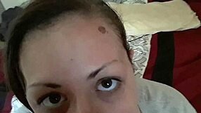 Sexy Latina Brunette Sucks Her Big Dick