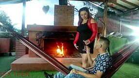 Latina waitress with big ass fucked without condom in restaurant