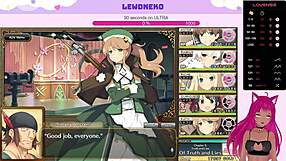 vtuber lewdneko plays evenicle part 15 in anime game
