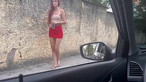 asking for directions from a hot chick at the bus stop