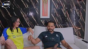 Blonde Pays Bet with Her Ass!