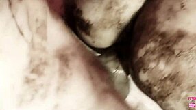 Blonde With Big Tits Models In Pool With Milk, Then Bangs Photographer Boldly