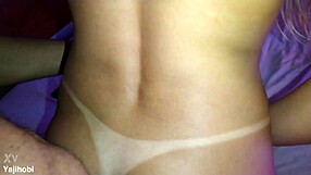 she moans while getting assfucked doggystyle