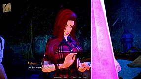 exploring harem hotel in episode 363 with game mechanics