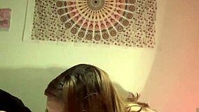 In this femdom session, she delivers an evil blowjob on his monster cock, teasing and dominating with her fetish skills.