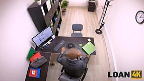 Teen Fucks Him In Office To Earn Loan Money