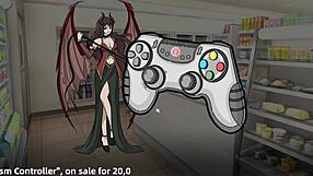 Maid Teases with Foot Job in Succubus Boss Episode Six