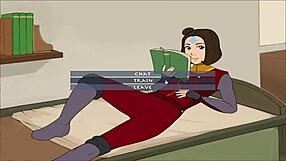 Can you handle this sloppy blowjob in Four Elements Trainer?