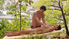 Muscular Masseur Sucks And Bangs Bareback Outdoors