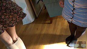 hoping to tease with see-through stockings and socks in asian lesbian fetish?