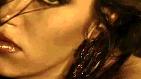 asian brunette performs a nude dance in a loving oriental ritual