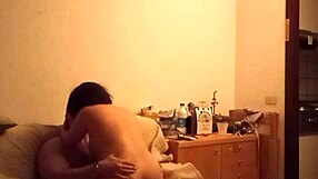 A man and woman who are marriageable get involved in sexaul act after they make dinner