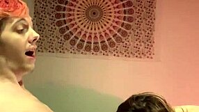 In this femdom session, she delivers an evil blowjob on his monster cock, teasing and dominating with her fetish skills.