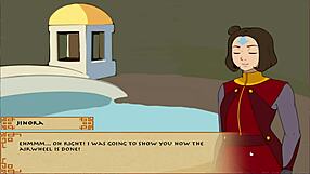 Can you handle this sloppy blowjob in Four Elements Trainer?