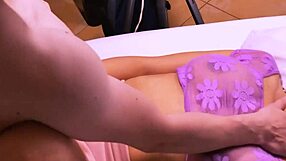 The girlfriend takes initiative with passionate kiss!