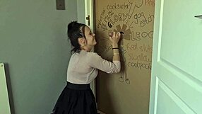 Will Gloryhole Slut Suck and Jerk Through Doorway?