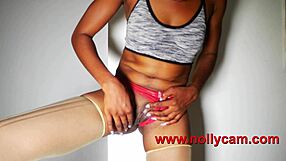 Fresh red pussy got drilled with big cock