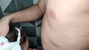 what a delight, she leaves everything so clean after big cock orgasm