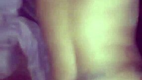 The amateur couple fucks passionately at home.