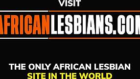 curvy african milf sits on her friend's face for pussy licking and sucking in lesbian sex